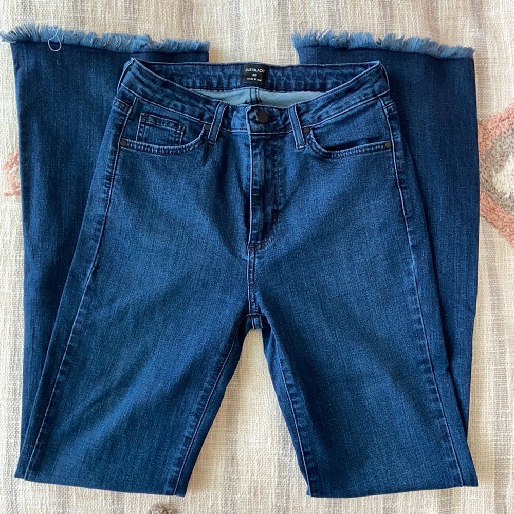Just Black Flare Denim Jeans